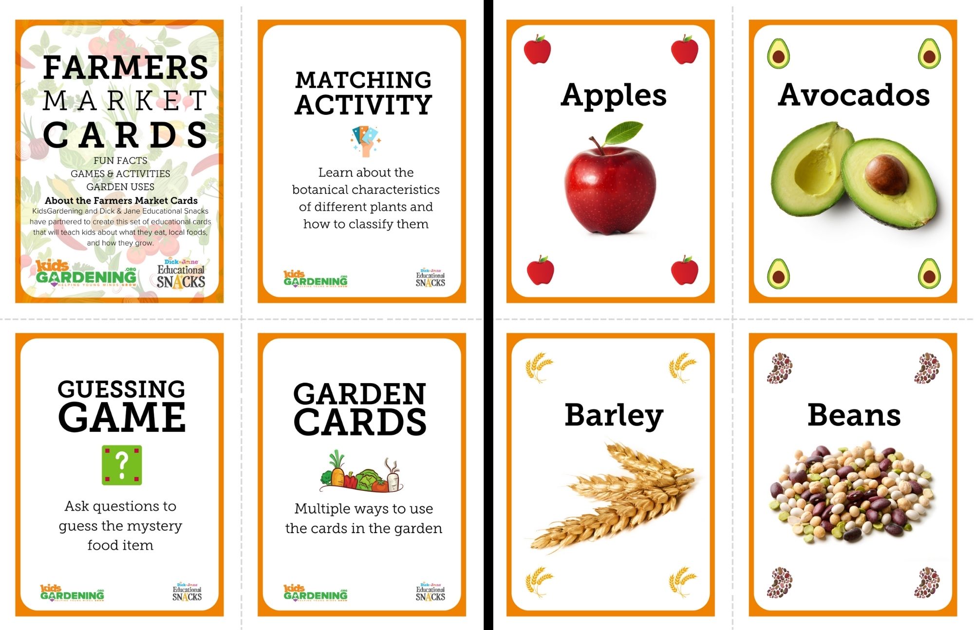 Farmers Market Cards overview